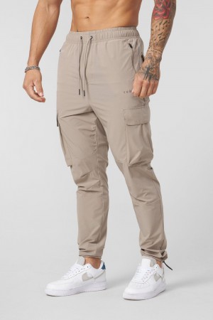 Young LA 218 Travel Cargo Joggers New Colors Beige | 6408-RZSDA