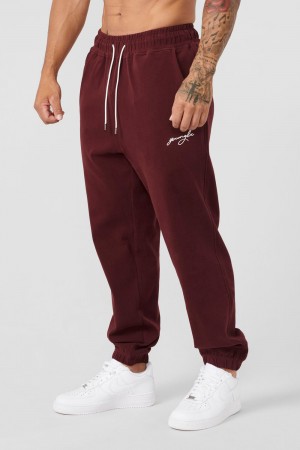 Young LA 219 Chill Cloud Joggers Bordeaux | 9254-EKBJX