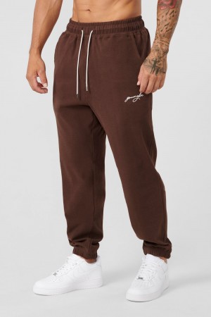 Young LA 219 Chill Cloud Joggers Braun | 1859-CAHYV