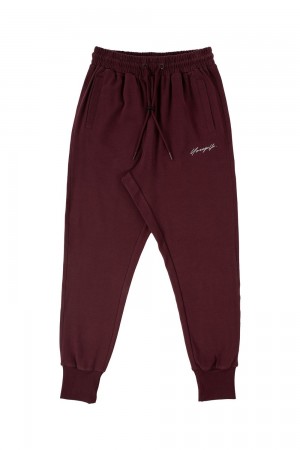 Young LA 228 Cloud Joggers Bordeaux | 4721-DPWJN