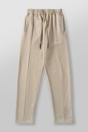 Young LA 229 - Frontline Sweat Pants Beige | 1269-CHVPR