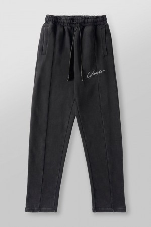 Young LA 229 - Frontline Sweat Pants Schwarz | 0472-LMDJZ