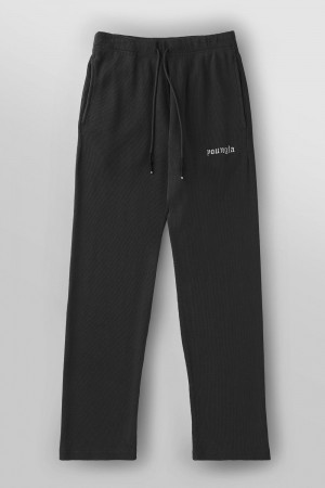Young LA 230 - No Cuff Thermal Pants Schwarz | 0579-ISFMQ