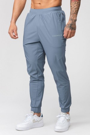 Young LA 237 Nylon Training Joggers Hellblau | 9783-HATWM