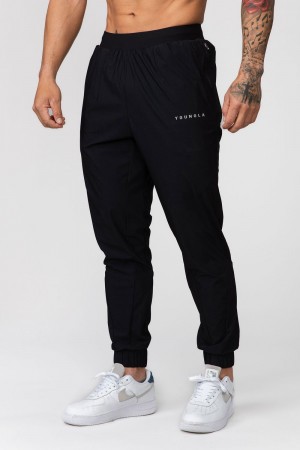 Young LA 237 Nylon Training Joggers Schwarz | 2849-PSGRK