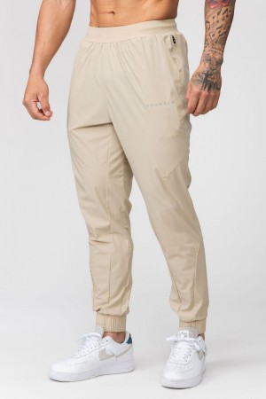 Young LA 237 Nylon Training Joggers Weiß | 2857-WYRDX