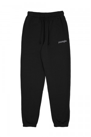 Young LA 239 Earthy Collection - Joggers Schwarz | 5823-BDGTH