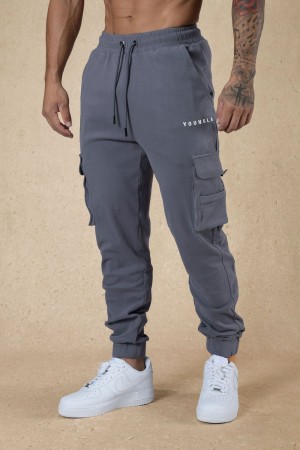Young LA 240 Cloud Rambo Joggers Grau | 4308-RDHTG