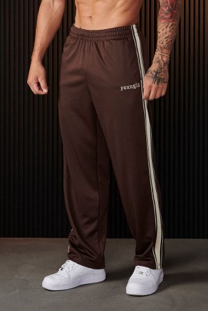 Young LA 241 - Warm Up Pants Braun | 7326-QCTAZ