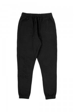 Young LA 245 Autograph Joggers Schwarz | 0437-XTQJZ