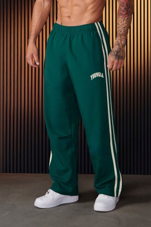Young LA 249 - Flagship Track Pants Grün | 5087-NXQVA