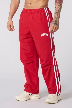 Young LA 249 - Flagship Track Pants New Colors Rot | 3926-DBWXS