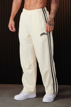 Young LA 249 - Flagship Track Pants Weiß | 5413-QZNBA