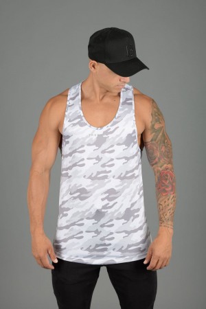 Young LA 305 Performance Line Tank Tops Camouflage | 1079-YOCJT