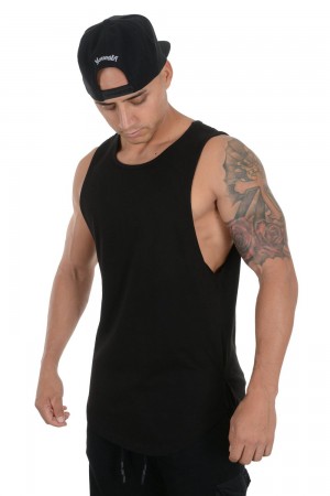 Young LA 308 Muscle Tanks Schwarz | 4295-FUWYZ