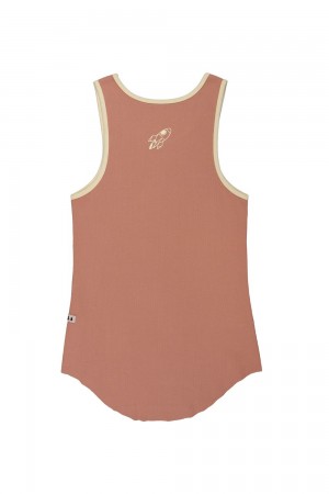 Young LA 313 Rocket Rib Tanks Beige | 2168-LBIPR