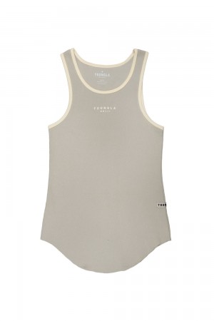 Young LA 313 Rocket Rib Tanks Grau | 6072-MQLBO