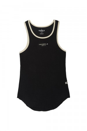 Young LA 313 Rocket Rib Tanks Schwarz | 9385-PXIJR