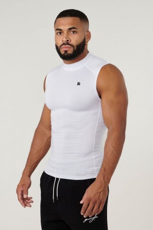 Young LA 315 - Stealth Compression Cut-Offs Weiß | 4106-RHTAE