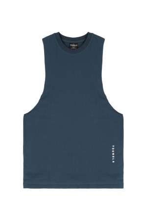 Young LA 317 Delt Tanks Blau | 9580-WTHVA