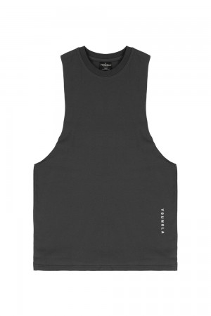 Young LA 317 Delt Tanks Grau | 9785-SPNDU