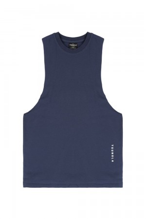 Young LA 317 Delt Tanks Navy | 4120-IXHSD