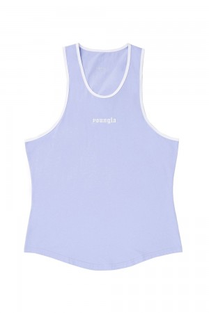 Young LA 319 - Pristine Tank Tops Lila | 3124-TKZEA