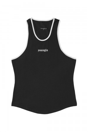 Young LA 319 - Pristine Tank Tops Schwarz | 0327-GSRBX