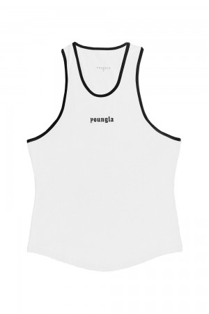 Young LA 319 - Pristine Tank Tops Weiß | 7621-NBDMW
