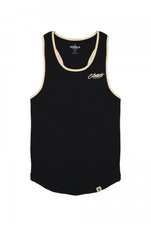 Young LA 324 Classics Stringer Tank Schwarz | 5289-HDCTR
