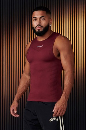 Young LA 343 - Supervillain Compression Tanks Bordeaux | 7043-ARWMC
