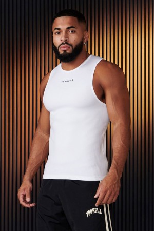 Young LA 343 - Supervillain Compression Tanks Weiß | 9326-QLCAN