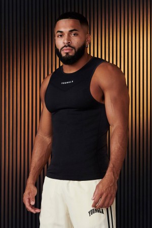 Young LA 343 - Supervillain Compression Tanks Schwarz | 8275-WXPES