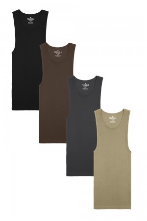 Young LA 349 Earthy Collection - Wife Lovers 4 Pack Mehrfarbig | 2495-AJKWC
