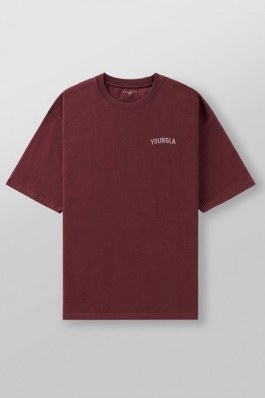 Young LA 4017 - Minimal Tees Bordeaux | 9756-CFKBG