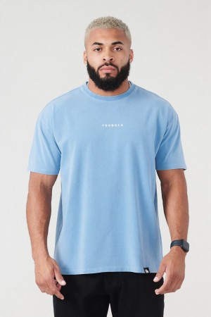 Young LA 401 Essential Jacked Tees Hellblau | 0384-TBSEH