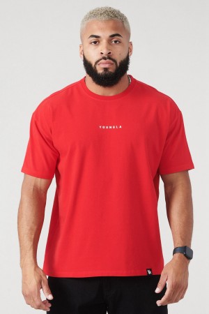 Young LA 401 Essential Jacked Tees Rot | 4261-TMEHD