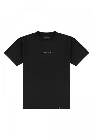 Young LA 401 Essential Jacked Tees Schwarz | 7385-NPZHC
