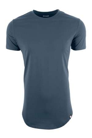 Young LA 402 Perfect Tee - Scallop Bottom Blau | 3607-MJZAB