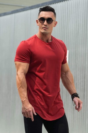 Young LA 402 Perfect Tee - Scallop Bottom Rot | 6573-CGKYD