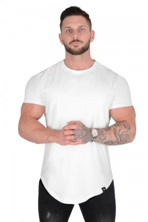 Young LA 402 Perfect Tee - Scallop Bottom Weiß | 0325-POQMR