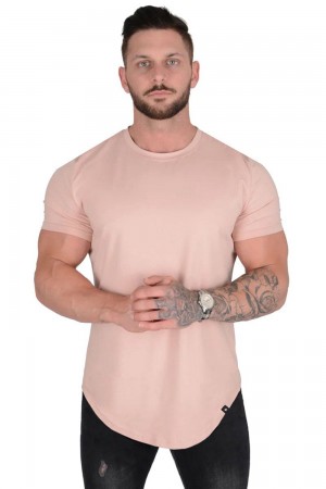 Young LA 402 Perfect Tee - Scallop Bottom Rosa | 0173-PSEFC