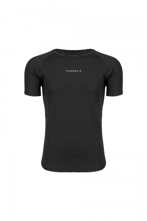Young LA 403 Elite Tees Schwarz | 8495-UYEVC