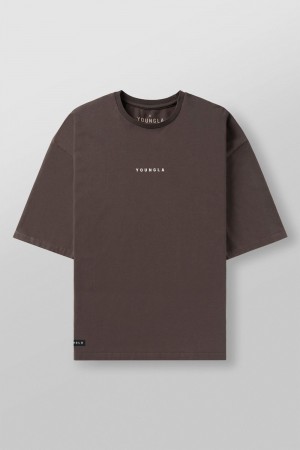 Young LA 4055 - Essential Supersized Tees Braun | 8950-CQEGA