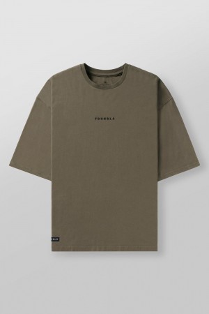 Young LA 4055 - Essential Supersized Tees Olivgrün | 1693-ARHMY