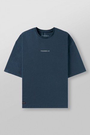 Young LA 4055 - Essential Supersized Tees Blau | 2438-SCIHW