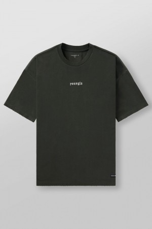 Young LA 4074 - Ultra-Soft Faded Tees Dunkelgrau | 9758-TYAMG
