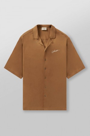 Young LA 4085 - Milano Shirts Braun | 6853-PCQIU