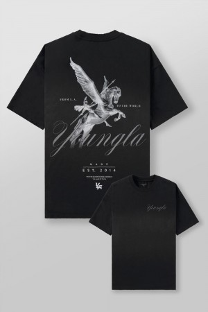 Young LA 4118 - Warrior Tees Schwarz | 4126-RVJYL