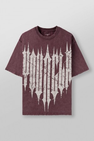 Young LA 4156 - Revenge Tees Bordeaux | 9102-ZEMWY